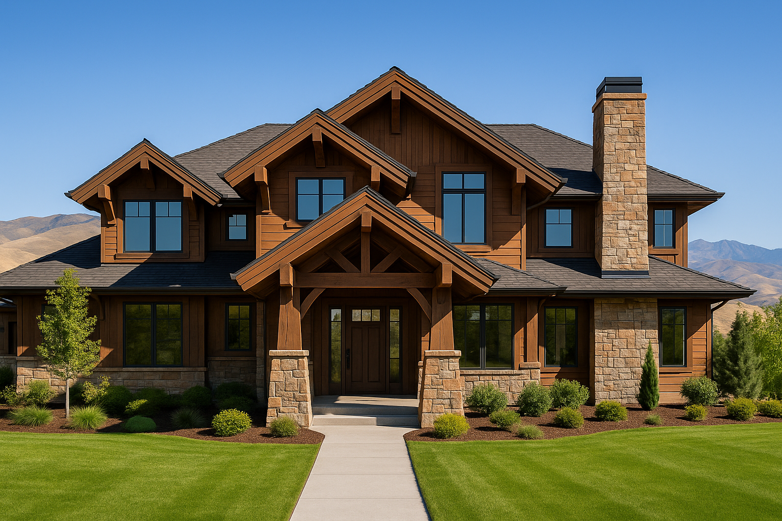 Upper-end Idaho home